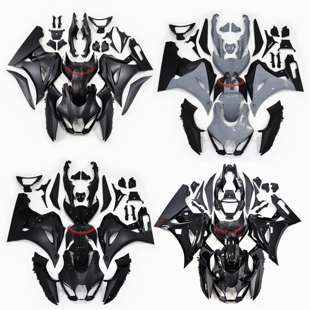 For GSXR1000 2017 2018 2019 2020 2021 2022 2023 GSXR 1000 K17 Cowling Bodywork Bright black matte Motorcycle Full Fairing Kit