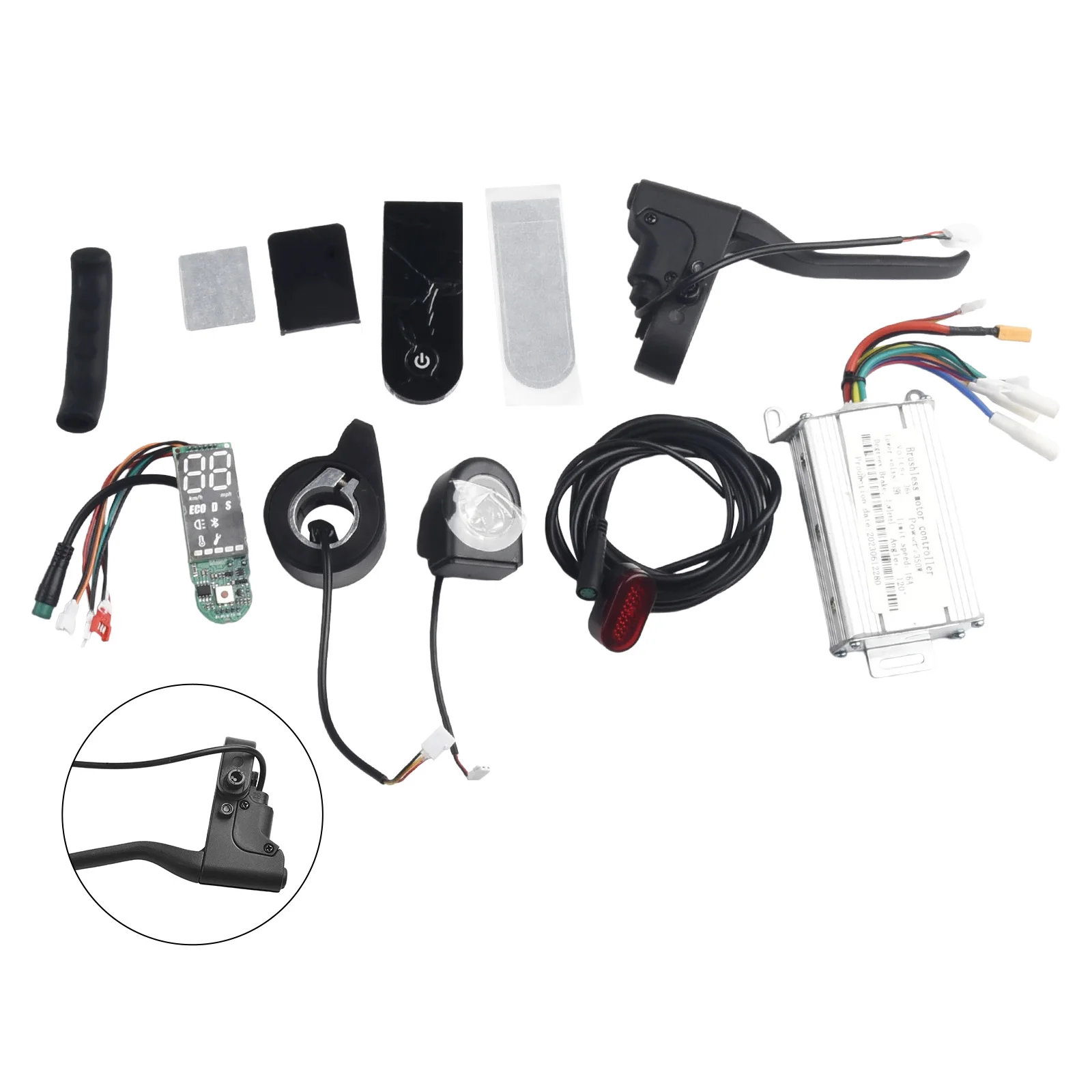 E-Scooter Controller Overheating Protection Overvoltage Protection 1 Set 15A 350W 500g DC36V Overcurrent Protection Brand New