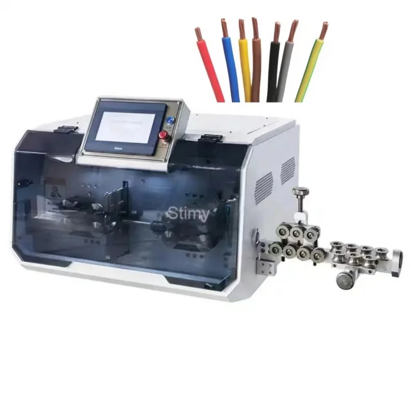 STM S-30STM Full Automatic Multi-core wire cutting stripping machine 0.75 to 30sqmm cable wire stripping and twisting machine