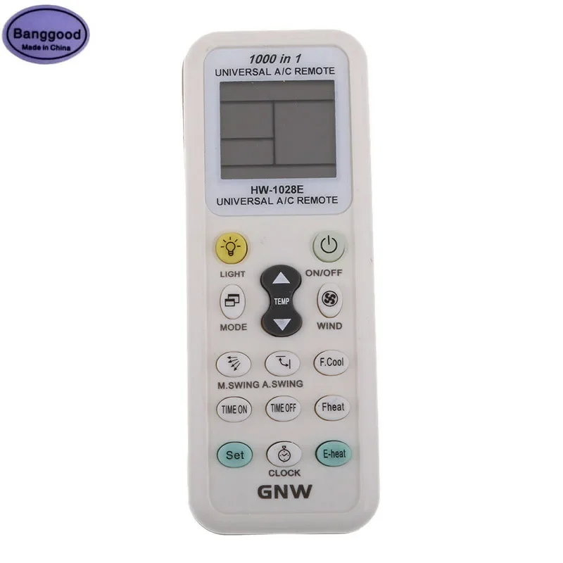 

Universal Wireless HW-1028E (1000 in 1) Remote Controller For A/C Air Conditioner Airconditioner Remote Control Fernbedienung