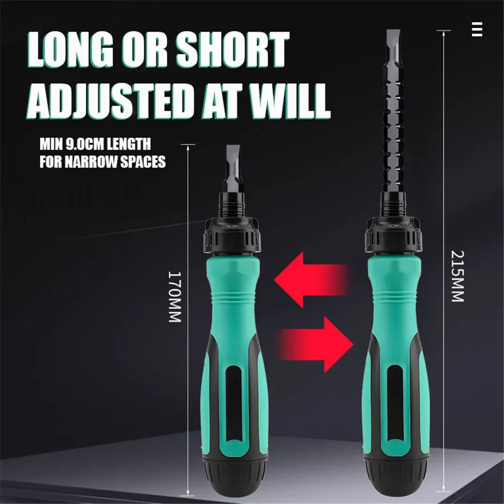 Ratchet Screwdriver Combination Set Tools Multifunction Hexagon Repair Home Triangle Driver Plum Blossom Cross Household Tools