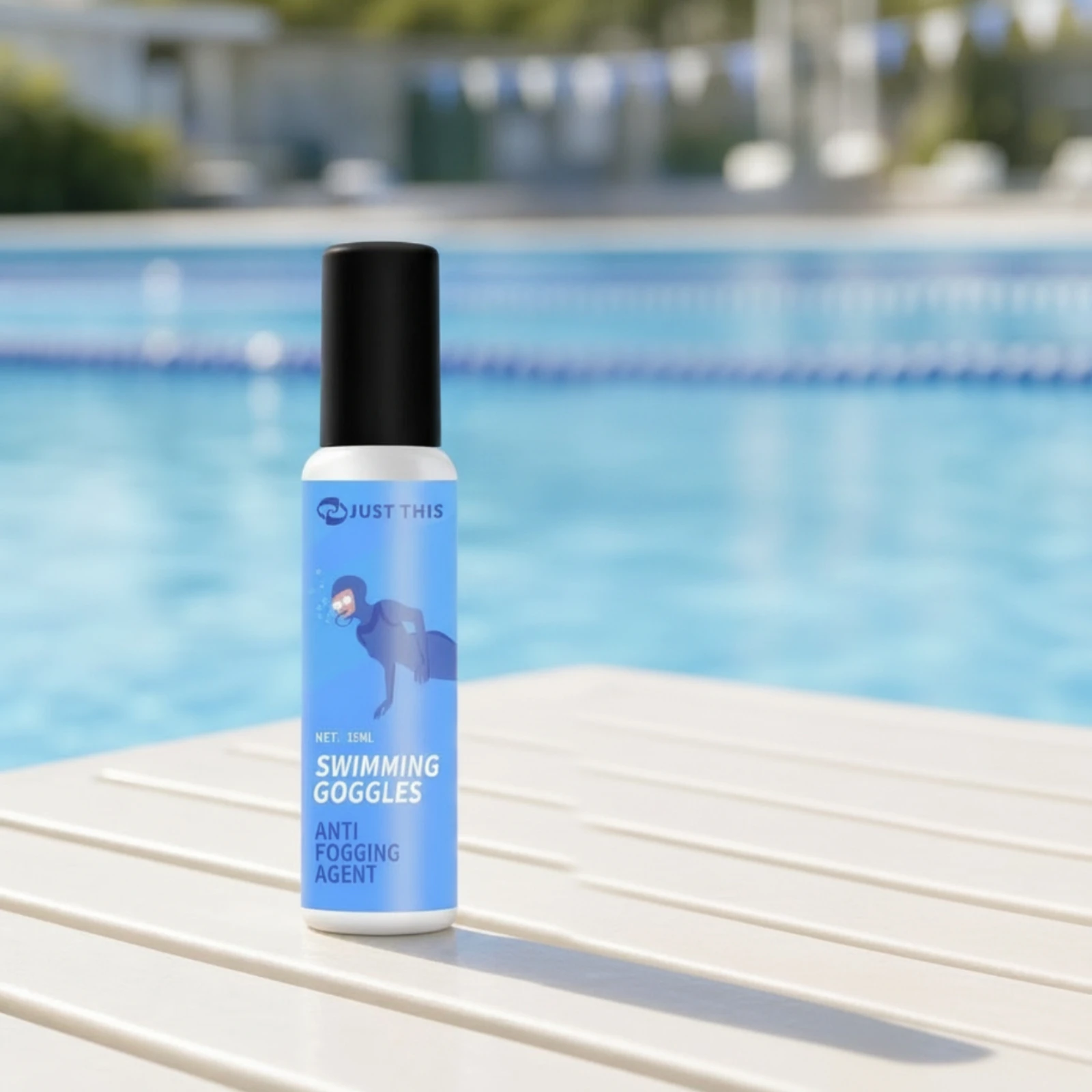 Anti-Fog Agent Wipe-on Anti-Fog Treatment Defogger Alcoholwithout Non-Irritating for Swimmers, Swimming, Pool