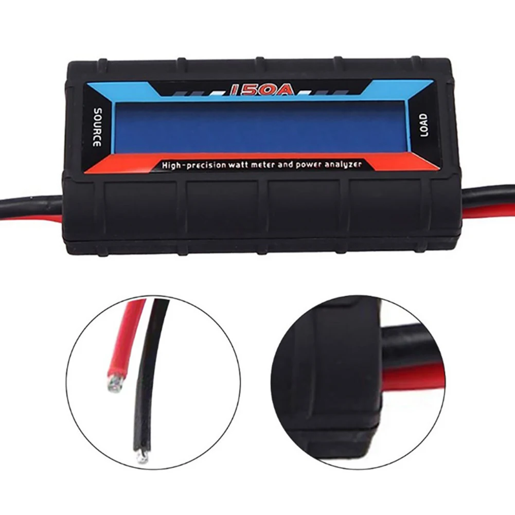 Multifunctional Power Analyzer Wattmeter For RC Aircraft Solar Energy System Electric Vehicle Voltage Current Measurement Tool