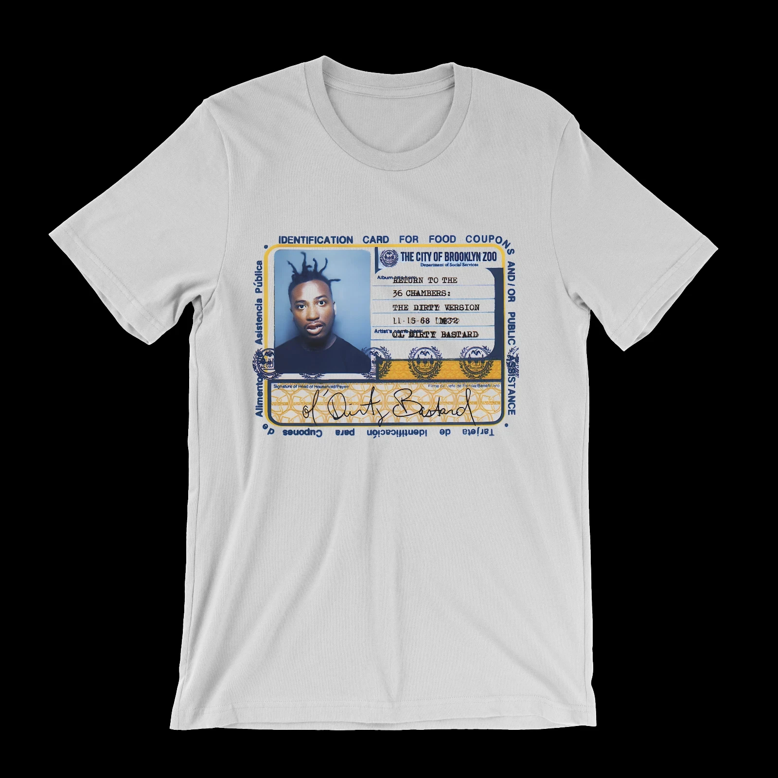 Old Dirty Bastard T-shirt Cover Art of 