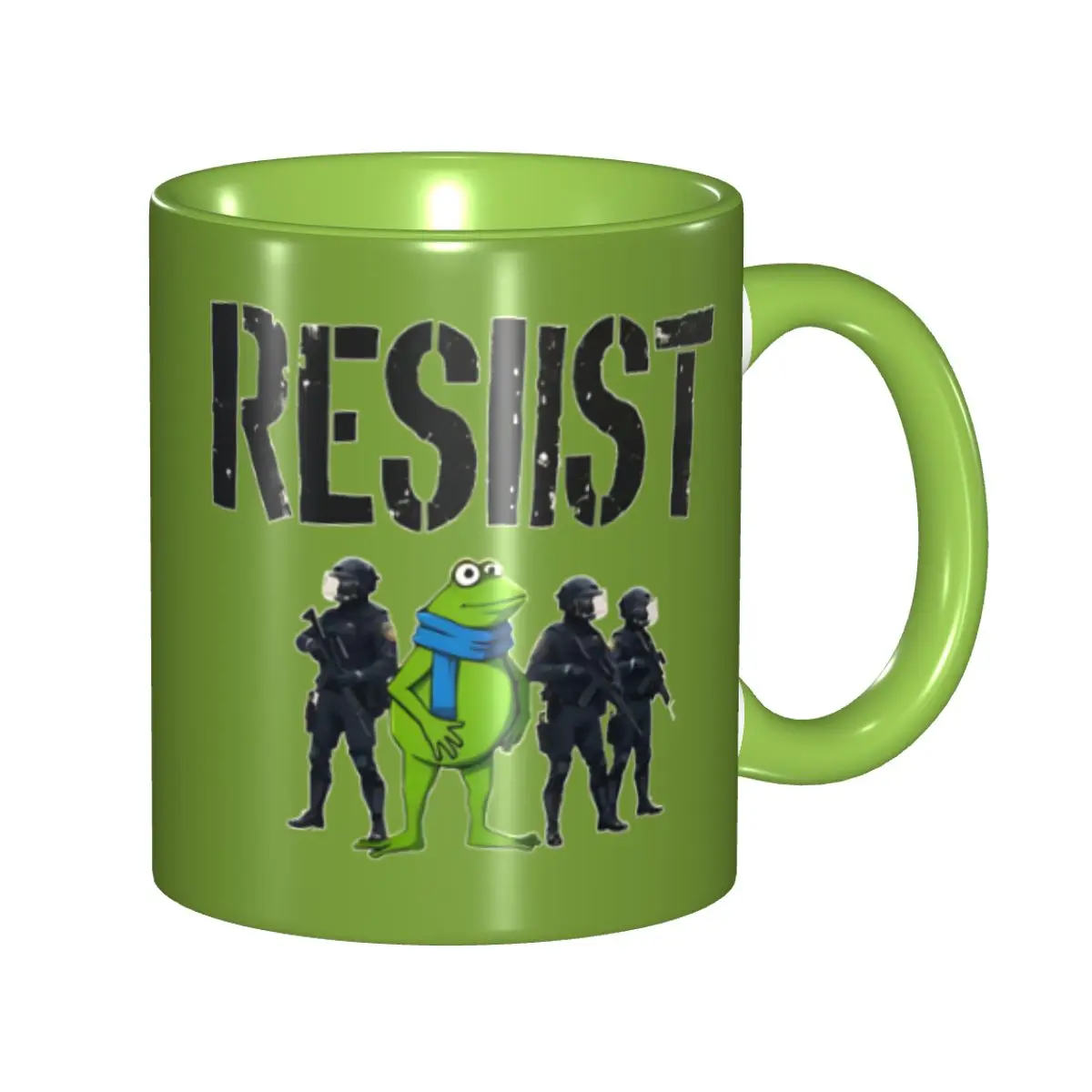 2025 Portland Frog Protest Resist Portland Frog Protest Resist Merch Mugs Funny Tea Cup