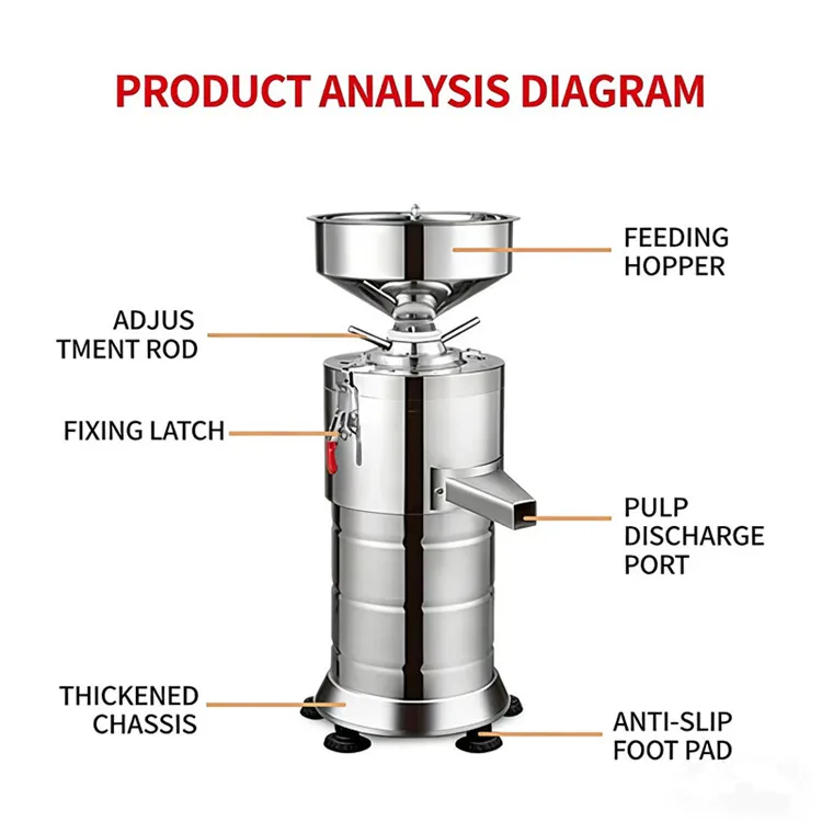 304 Stainless Steel Nuts Grinder Peanut Paste Making Machine Sesame Cashew Nut Walnut Cocoa Almond Seeds Butter Machine