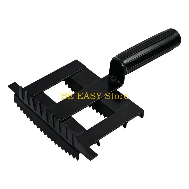 E28F Farm Animal Grooming Tool Manual Livestock Deshedding Comb with Metal Comb Build and Barn Use for Loose Hair and Dirt