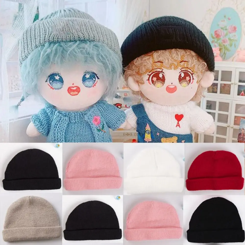 New Fashion Cotton Doll Hat 6 Colors Mini Doll Hat Cute Clothes Accessories for 10/20cm Cotton Doll