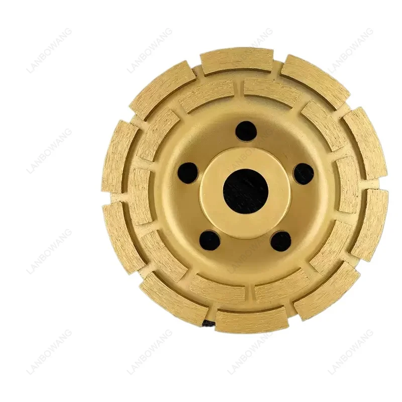 230MM Concrete Diamond Double Row Grinding Wheel 9 Inch Sanding Disc For Marble Granite Angle Grinder Aperture 20MM/22.23MM