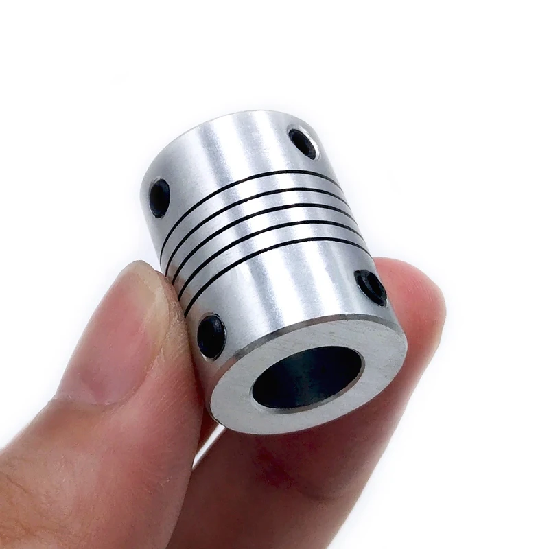 20pcs D19xL25 Aluminum Flexible Jaw Shaft Coupling for CNC Stepper Motor Compatible 3-10mm Encoder Engraving Machine Coupler
