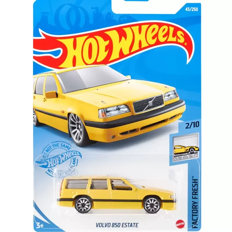 

Original Hot Wheels 1/64 Car Yellow Volvo 850 Estate Diecast Models Gift Metal Toys for Boys Business Sedan Automobile 2021 Case