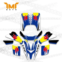 TMT-pegatinas gráficas para Yamaha BLASTER 200, YFS 200, 1988 -2006, rojo, negro, ATV, KIT de carrera completa, pegatina, nuevo estilo