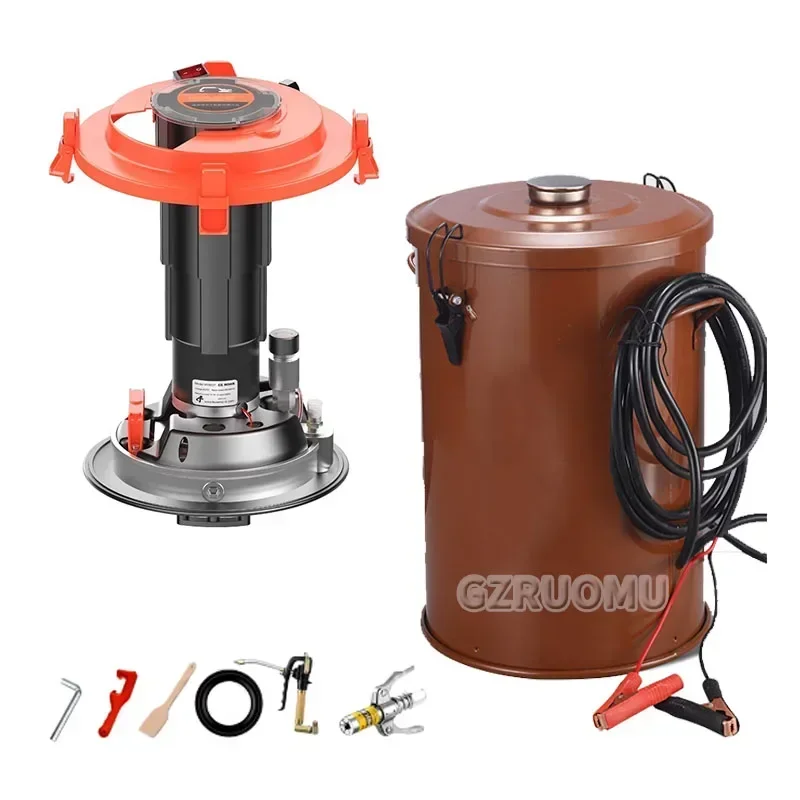 OYLP 24V 880W Electric Grease Machine Automatic Grease Gun High Pressure Oiling Machine Sinking Type Oiling Machine