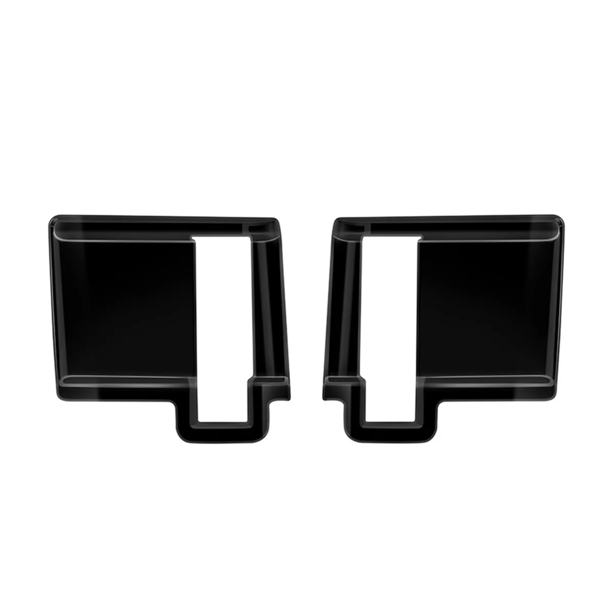 Autocollant de garniture de cadre de poignée de porte centrale de voiture, bande décorative de poignée intérieure pour Toyota ROOMY 2022, noir brillant