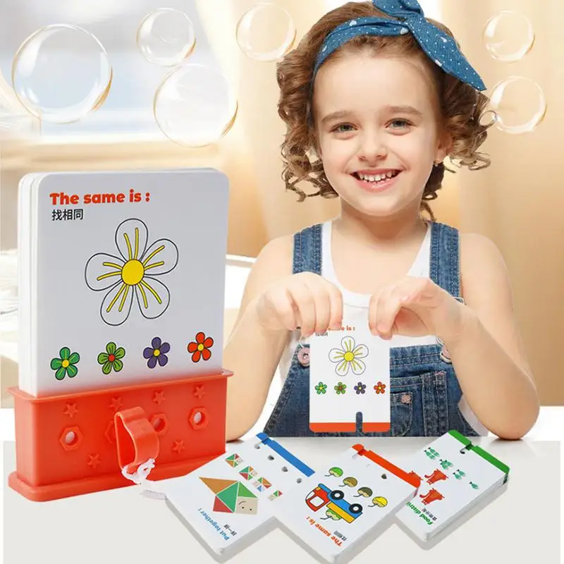 Learning Flashcards For Toddler Problem-solving Games Preschool Toddler Flashcards With Key And Rope For 3-6 Years Old Children