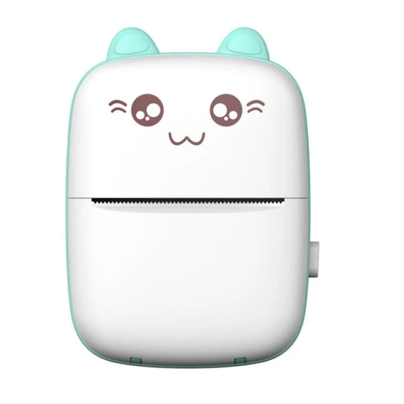 Mini Portable Wireless Picture Printer For Smartphone Zero Ink Sticker Labels Colored Paper Thermal Print For Travel Study Diy