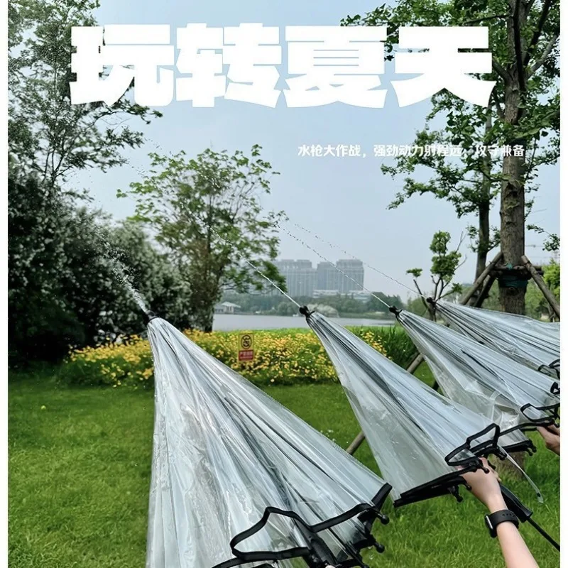 

Спрей воды, зонт с длинной ручкой, уличный солнцезащитный козырек, выдвижной прозрачный зонт для борьбы с водой