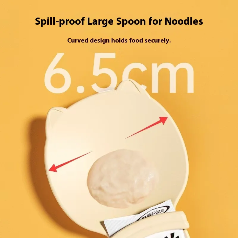 

New cat spoon feeder cat strip snack dog cat feeding spoon squeeze feeder