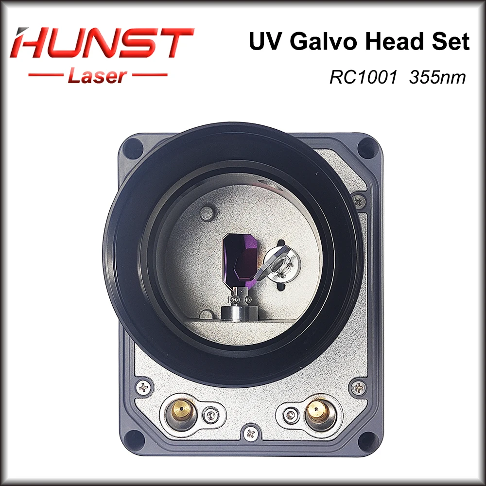 Hunst SINO-GALVO RC1001 UV Laser Scan Galvo Head Set 355nm Apeature 10mm Galvanometer Scanner with Power Supply