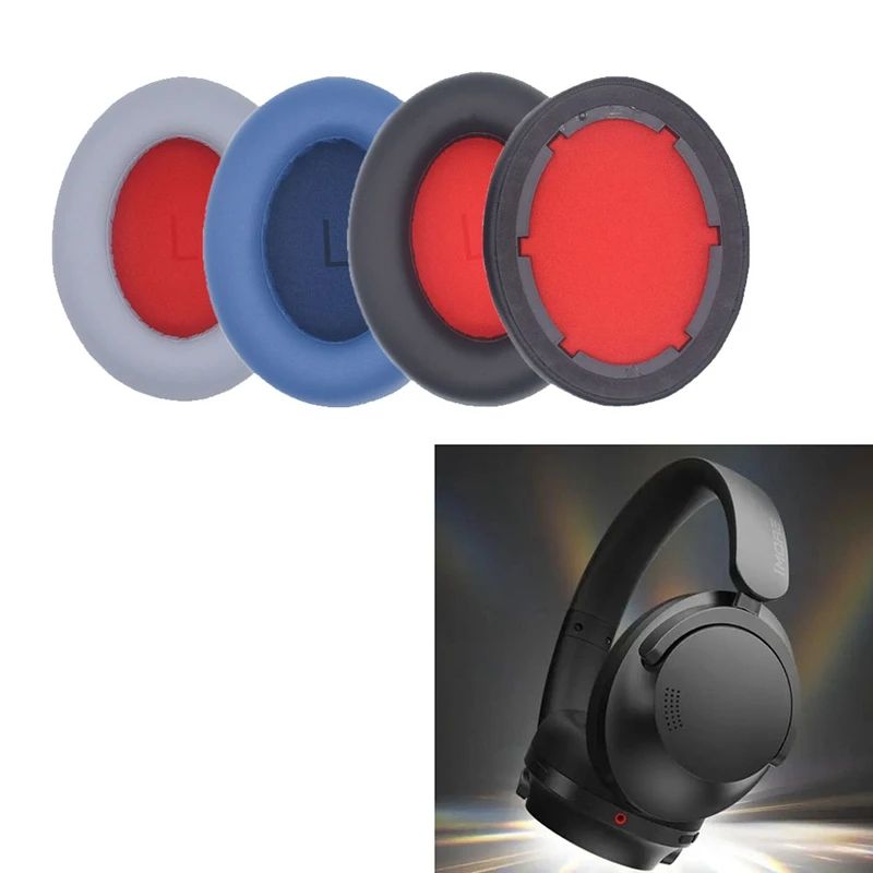 For 1MORE Sonoflow Headphone Cover Earmuffs For SE Sponge Cover 2Pcs Earmuff Leather HC905 Protective Case