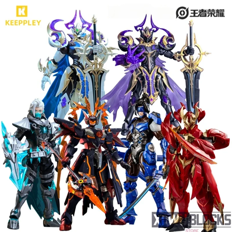 

Keeppley Building Block Figure Honor of Kings Assembly Model Armour Lv Bu Mobile Mech Toy Collection Ornament Birthday Gift