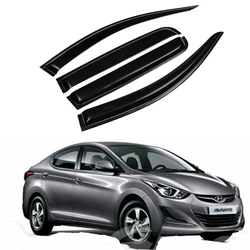 Car Side Window Visor Deflector Windshield for Rain Guard Shields Shelters For Hyundai Elantra 2011 2012 2013 2014 2015 2016