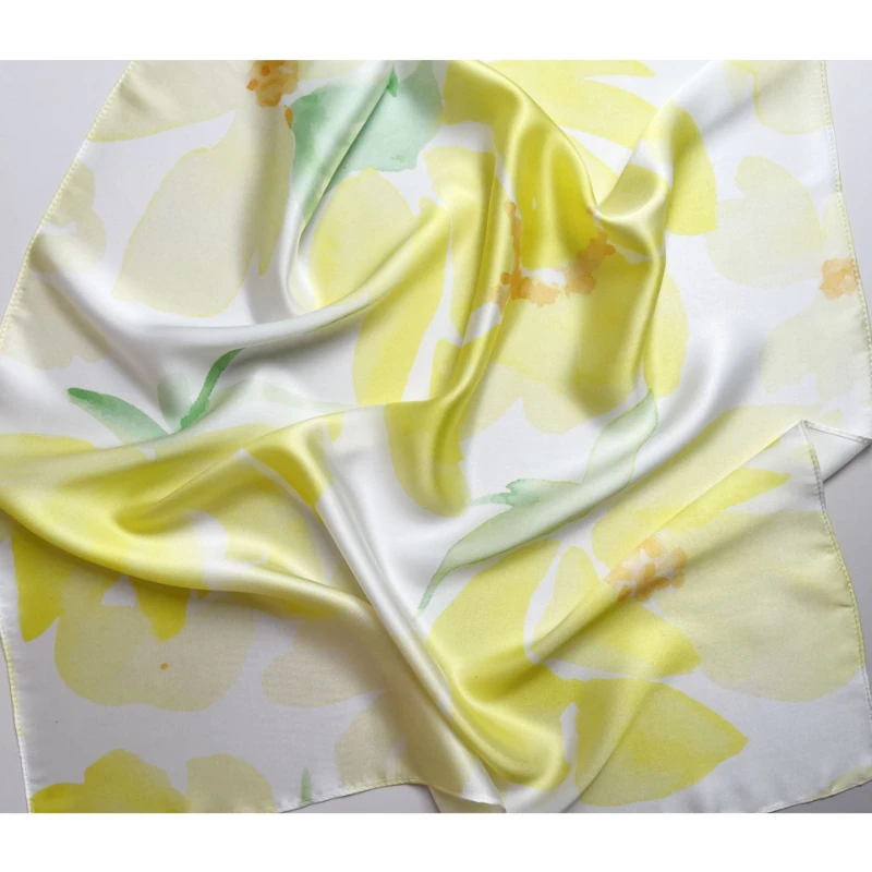 Fashionable Silk Scarves for Woman 53*53cm Multi-purpose Small Kerchief Spring Summer Sun Protection Neckerchief