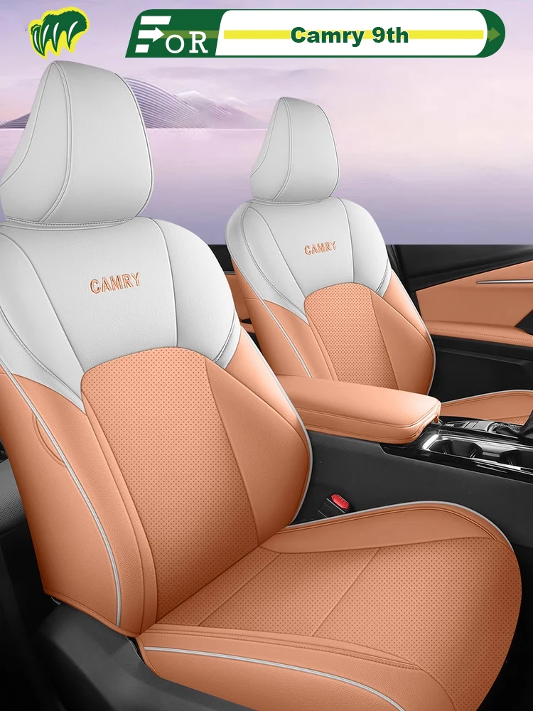 

Чехол на левое автомобильное сиденье Toyota Camry 2024, 9-й индивидуальный защитный чехол для сиденья, всесезонный полностью окруженный аксессуар для интерьера