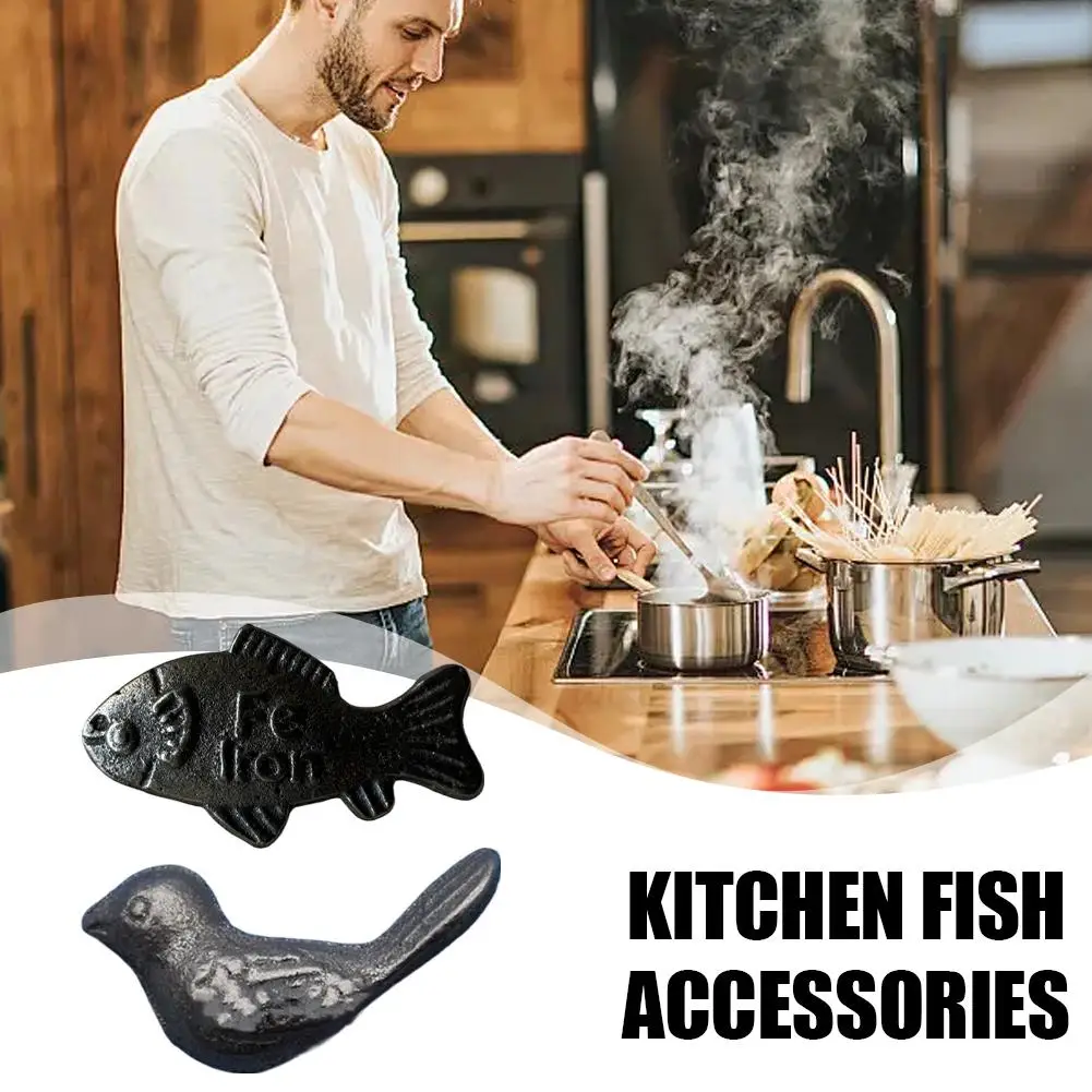 1/2Pcs Fish Casting Accessories Kitchen Cooking Tools Iron Fish Accessories Applicable To A Variety Of Cooking Scenarios