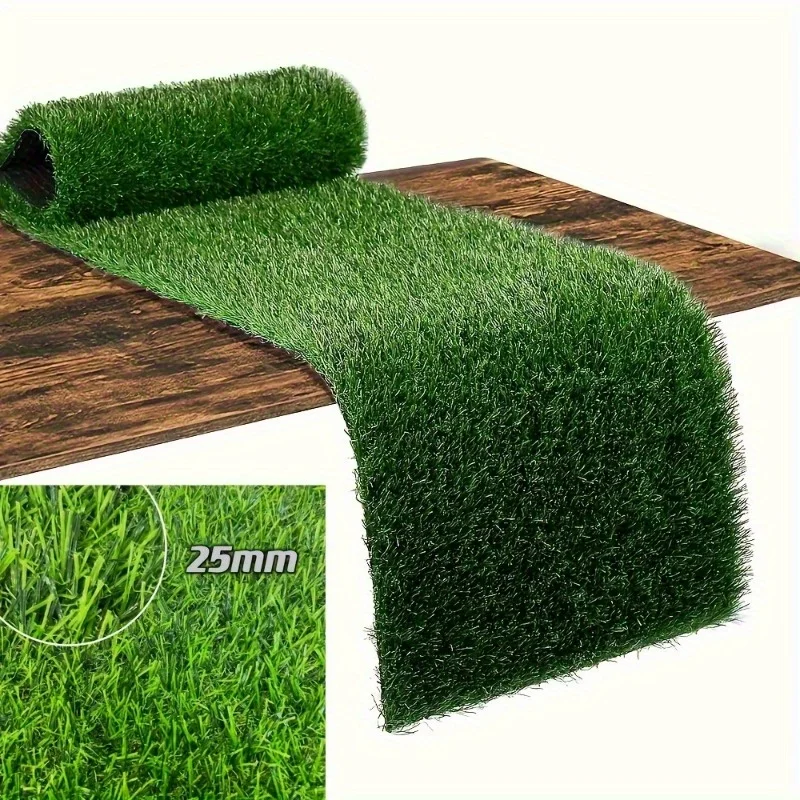 Corredores Fácil Care Faux Grass Tabela, Perfeito para Casamentos ao ar livre, Festas de Jardim e Eventos temáticos Luau, 1 2Pcs