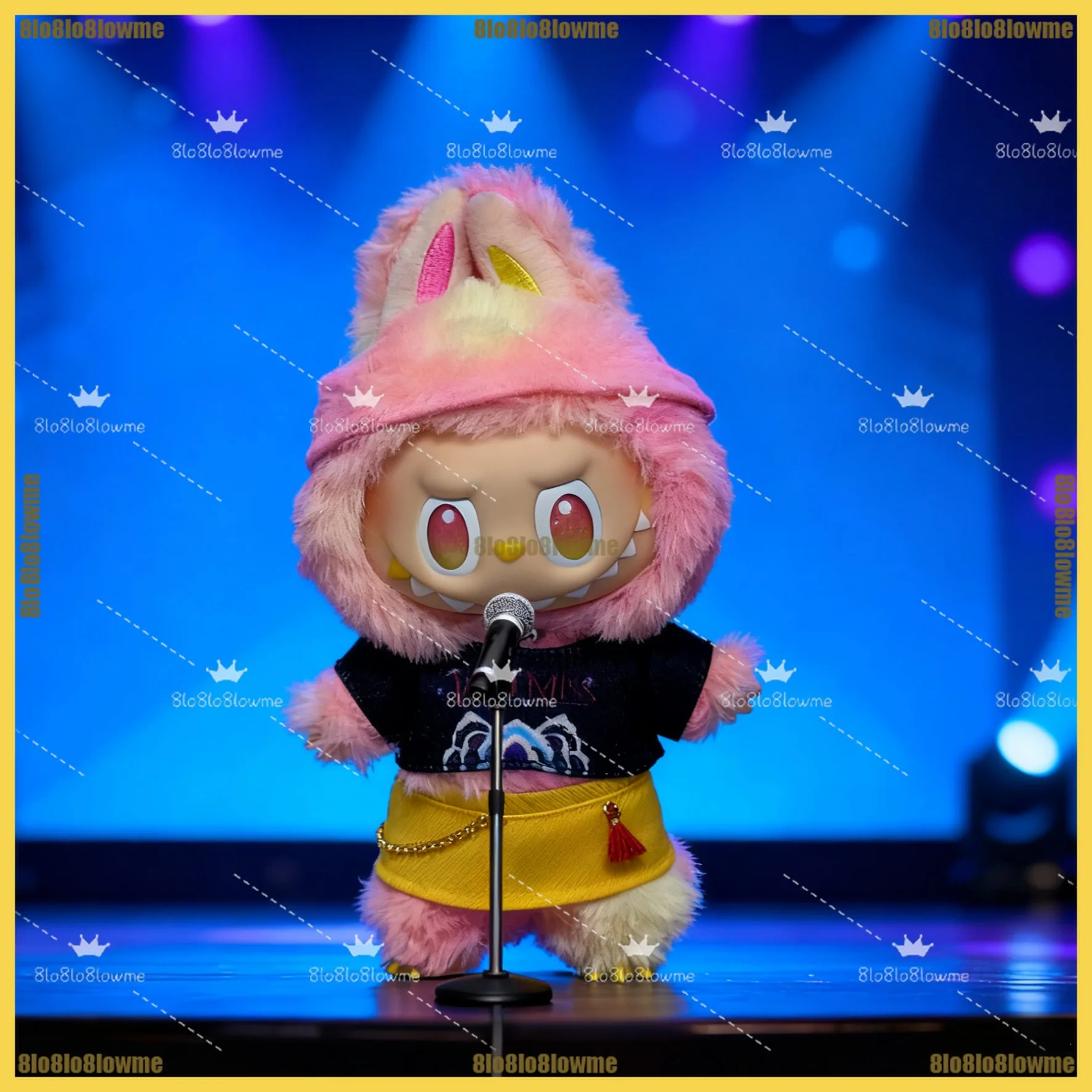 ملابس دمية KPop Labubu مجموعة ملابس كرتونية صغيرة من القطيفة إكسسوارات ملابس هدايا مناسبة لـ V, 1, 2, 3 #5