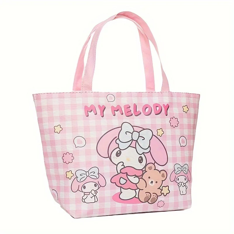 1pc Girl\'s Cartoon PU Leather Lunch Box, Cute And Portable Lunch Box, Water Bottle, Lunch Handbag