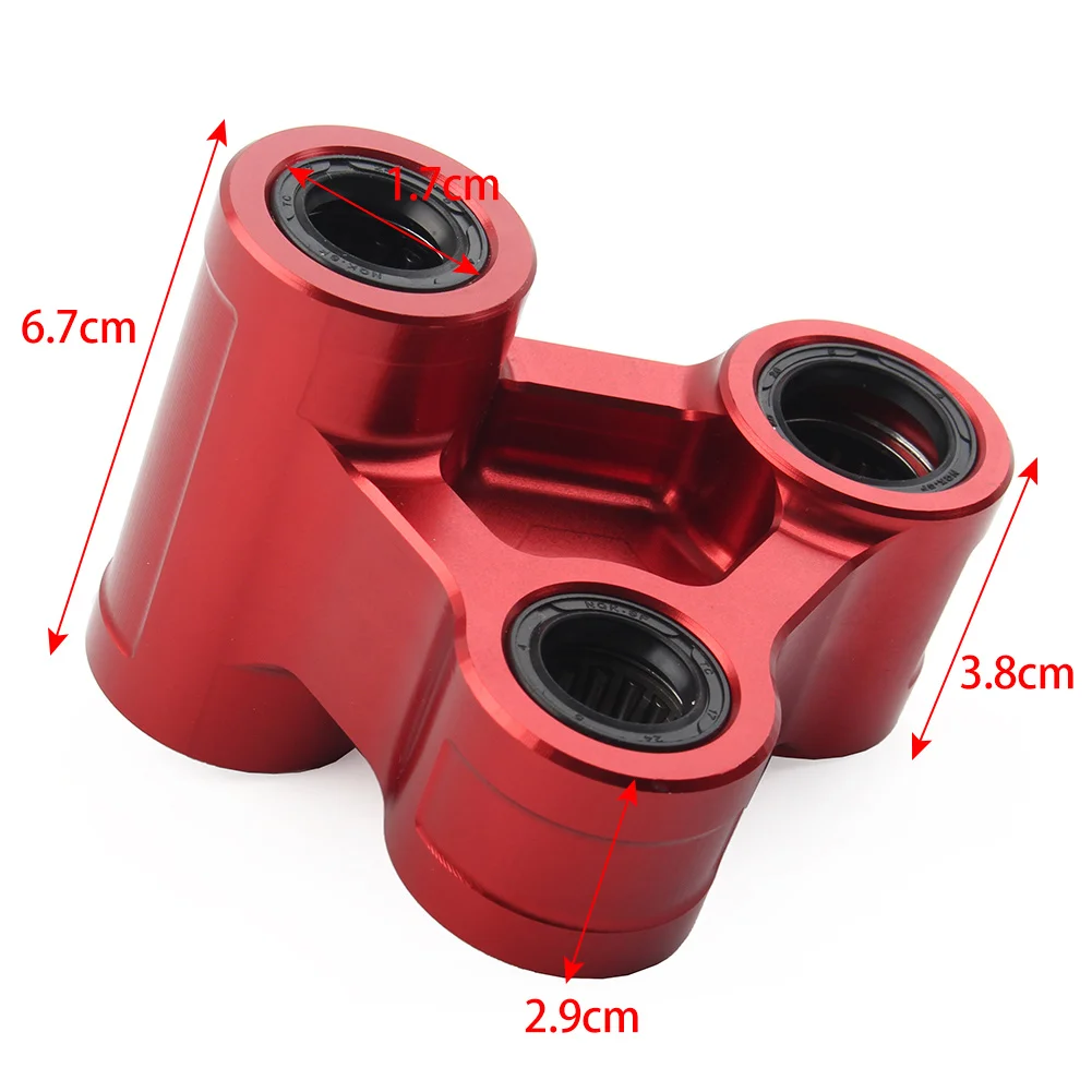 Motorcycle Rear Shock Linkage Cushion Assembly Red For Honda CRF250L Rally 2013 - 2020 Aluminum