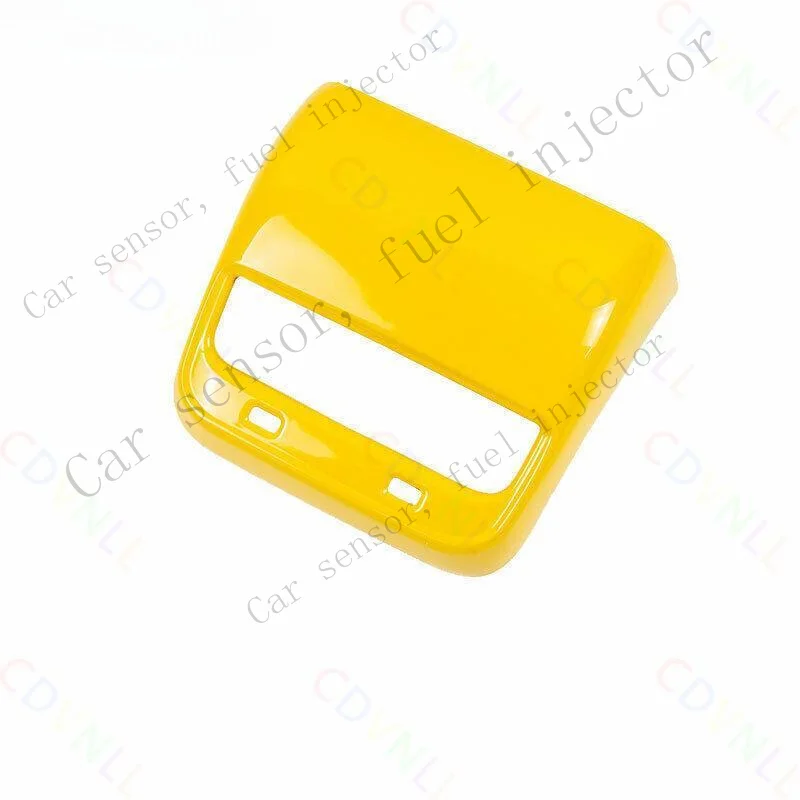 Q+ For Tesla Model 3 Y 2017-23 Bright Yellow Rear Seat Air Outlet Vent Frame Cover