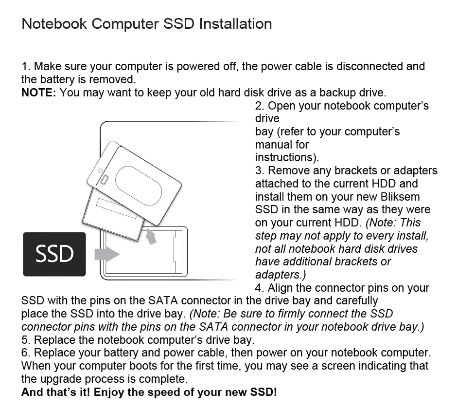 SomnAmbulist SSD 2,5 64 GB 128 GB 256 GB 512 GB für Laptop Desktop Solid State Drive Sata3 120 GB 240 GB 480 GB – Detail 17