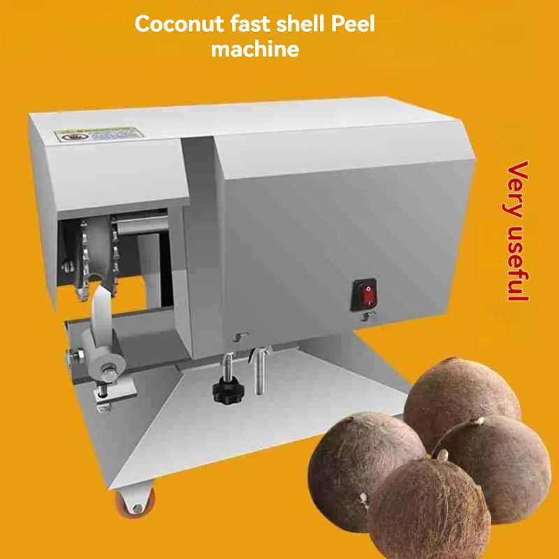 Electric Coconut Dehusker - Rotary Saw Machine for Removing Hard Coconut Shells Safely & Quickly