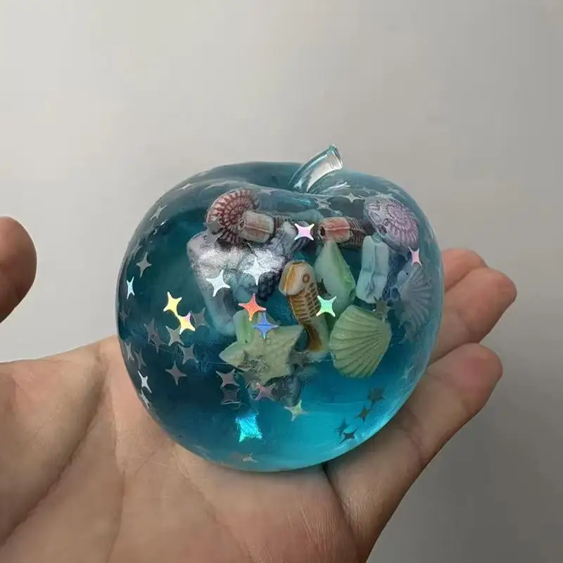 Squishy Stress Ball Ocean Sea Animal Water Ball Autism Sensory Fidget Toys Anxiety Relief Gifts for Kids Teens Adults Party Favo