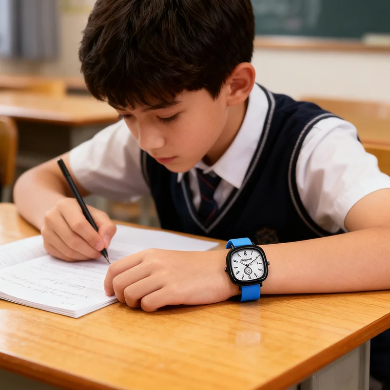 fashion boys girls students simple soft durable silicone band quartz watches children's electronic watch birthday holiday gifts