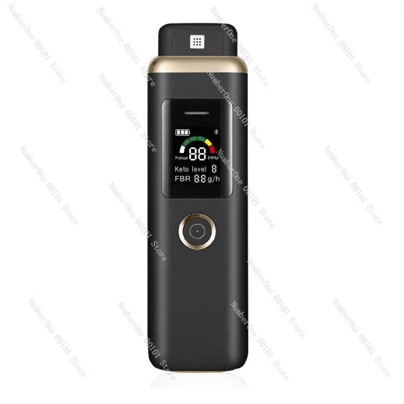 Ketogenic Detector | Fat Burning Elven Blood Ketone Tester | Respiratory Ketone Monitor | TYPE-C Charging Design