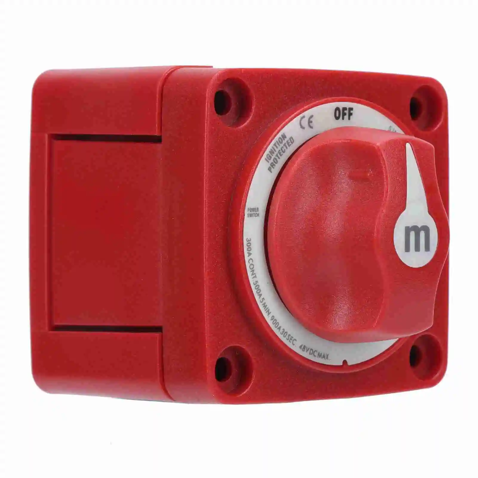 Yachtbatterijschakelaar, enkelvoudige schakeling, 6006 M-serie, slijtvast, voor gebruik op boten, DC 12-48V, bootaccessoires.