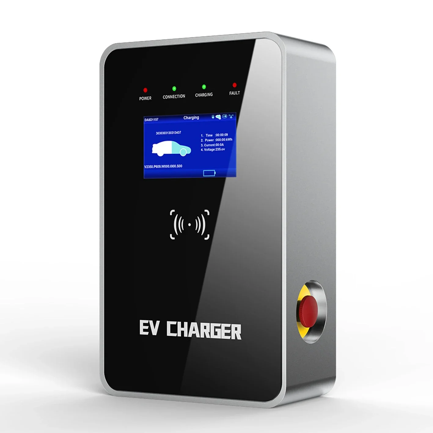 Home Use Level 2 AC Three Phases 380V 32A Ev Charger Station 22KW Type1 Type2