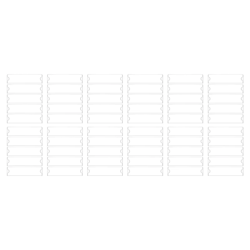 Superior 60X Acrylic Name Plate Holder Premium, 2X8 Inch,Clear Acrylic Plastic Sign Holder Frame Wall Name Plates For Office