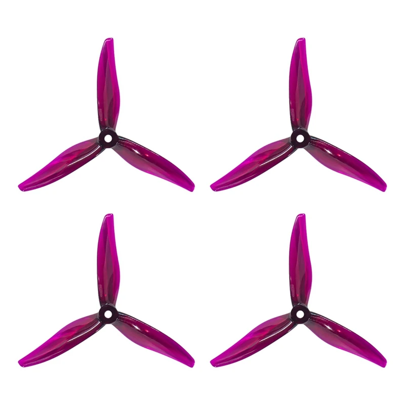 4PCS 51377 5 Inch Propeller 3-Blade CW+CCW FPV Propeller For RC Drone FPV Racing Compatible With 2207 Motors A