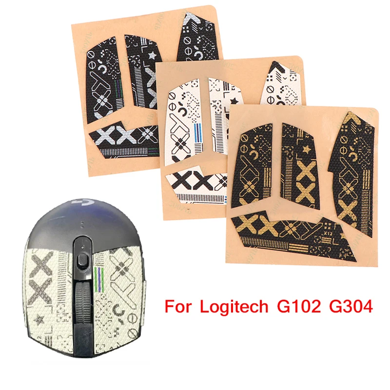 1 Sheet Mouse Grip Tape Anti-Slip Suck Sweat Mouse Sticker Diy For Logitech G102 G304