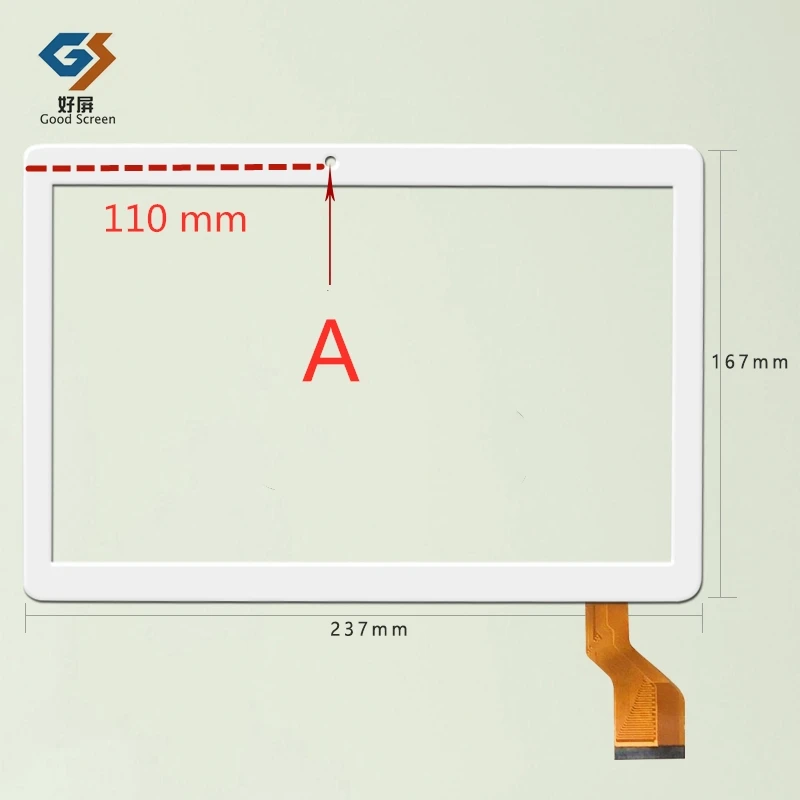 10,1 дюймов P/N GT10PG127 FLT GT10PG127 V2.0 3,0 4,0 емкостный сенсорный экран панель DH/CH-1096A4-PG-FPC308-V01 ZS