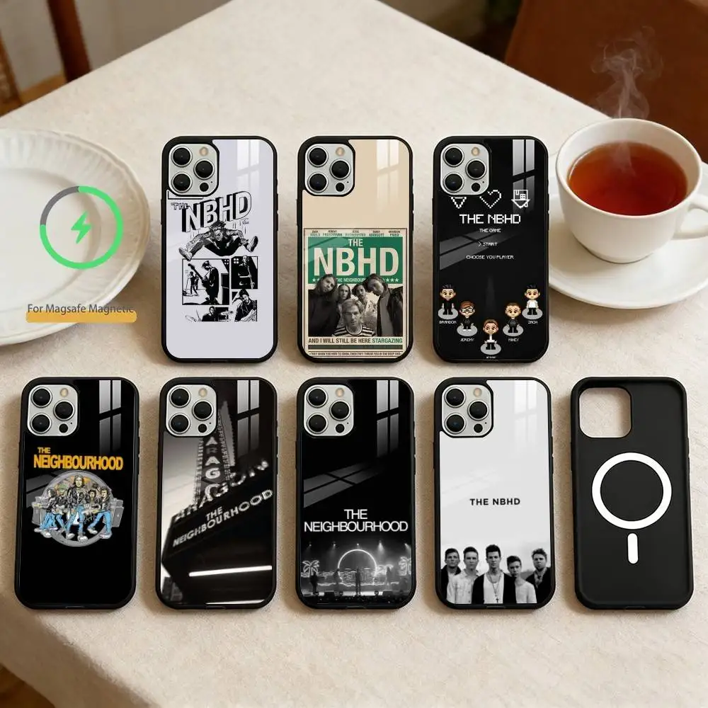 

T-The N-Neighbourhood Phone Case For iPhone 14,16,15,13,17,12,Plus,Pro,Max Magnetic For Magsafe Frosted Cover