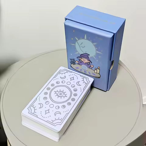 The Really Badly Drawn Tarot Deck In Rigid Box 78 Pcs Funny Tarot Cards Printed on 350GSM Double-embossed Cardstock 12*7cm