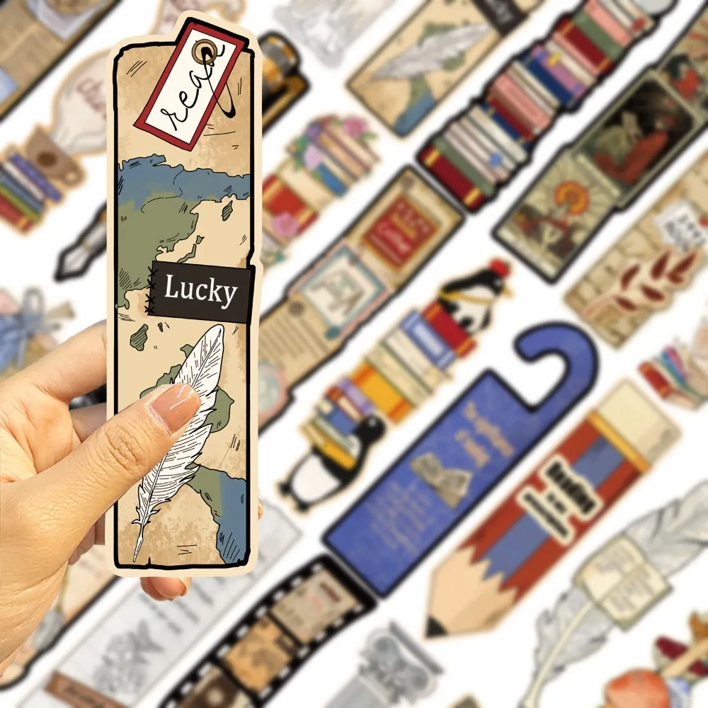 30 قطعة المرجعية الرجعية الجمالية DIY مجلة صفحة الزخرفية وضع العلامات قراءة كتاب ماركر غير النظامية ورقة طالب القرطاسية