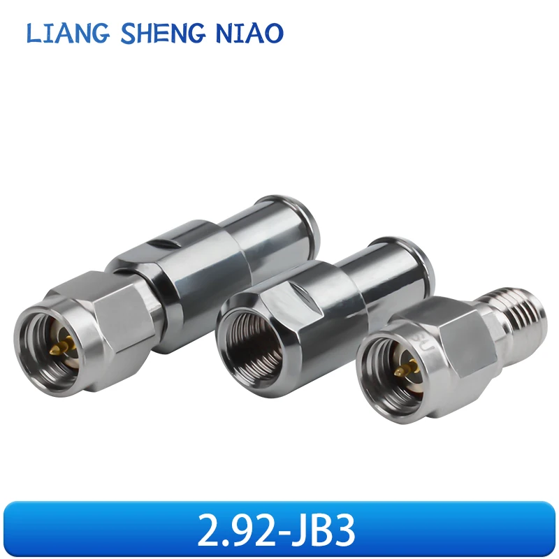 1Pcs 2.92-J/VNet MM Male Female Millimeter Wave Stainless Steel Adapter 40GHz Test Head Network Distribution Adapter