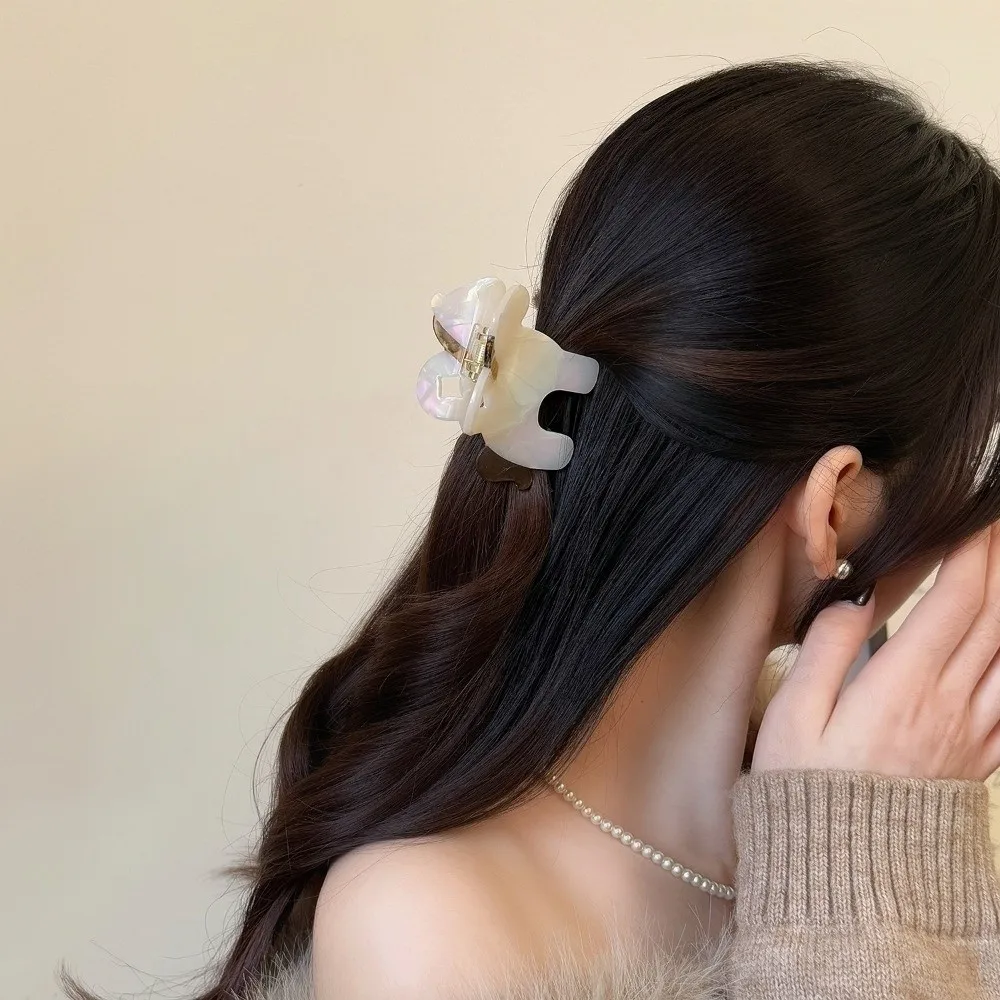 

2 шт. заколки для волос из ацетата, заколки-«крокодилы», аксессуары для волос, заколки из ацетатной кислоты, водонепроницаемые заколки с камнями, боковые заколки для волос